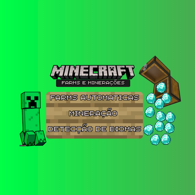 MINECRAFT SERVIÇOS - FARMS, MINERAÇÕES E MAIS