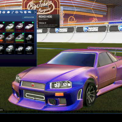 Conta rocket league, skyline r34, bmw m4,fennec, black diece e mt mais