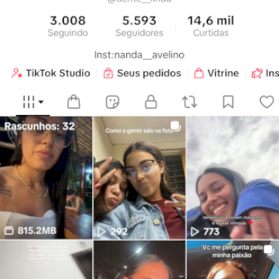 Conta tiktok 5k