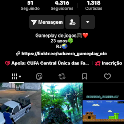 Conta TikTok seguidores reais 