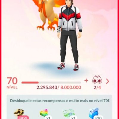 Conta rarissima e unica lv70 com shinys rarissimos