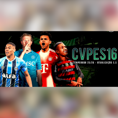 Patch PES 2016 Atualização 2026  BRASILEIRÃO SÉRIE A E B – ENTREGA IMEDIATA 