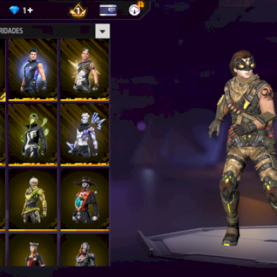 Vendo minha conta do free fire por 140 reais