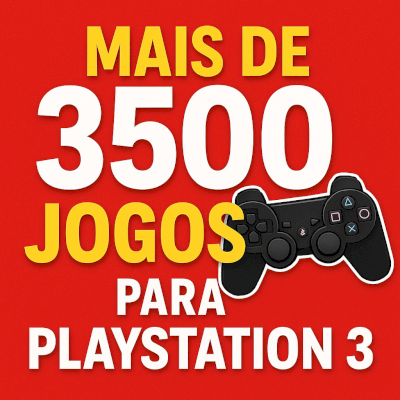 +3500 jogos de Playstation 3 