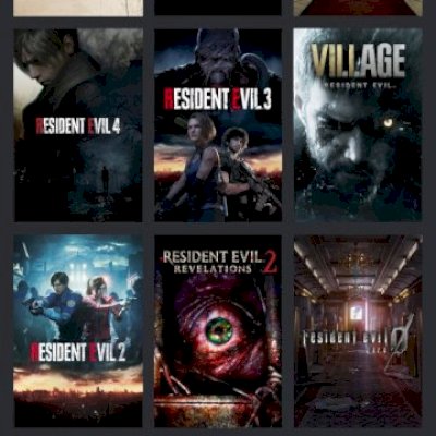 Conta steam com todos resident evil 