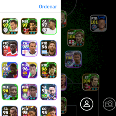 Conta eFootball antiga, +3180 força coletiva 
