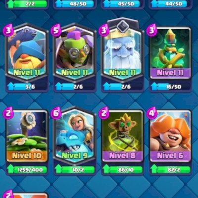 Conta Clash Royale 12k troféus todas as cartas +12 evoluções 