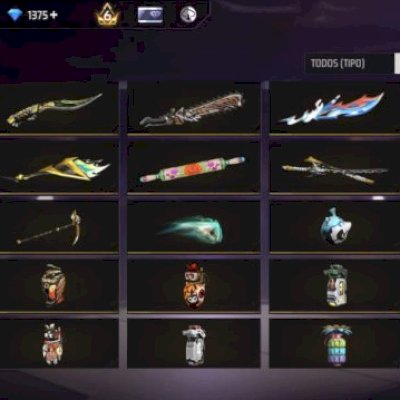 CONTA DE FREE FIRE ANTIGA GEMADA