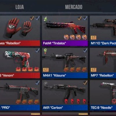 CONTA COM +1250 DE GOLD, LVL 128, INV PRETO E VERMELHO COMPLETO E ID DE 8 DÍGITO