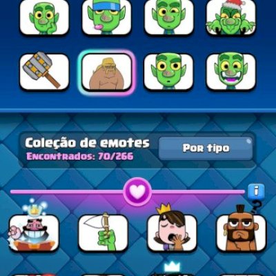 Conta clash royale 9500 troféus 