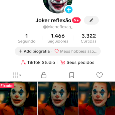 Conta tiktok 