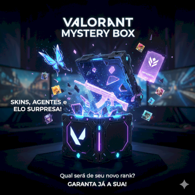 Preço FIXO, CONTA SURPRESA: A Chance de pegar uma skin rara! contas de pack!