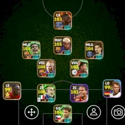 Conta efootbol acesso total, diversas épicas atuais para upar rank