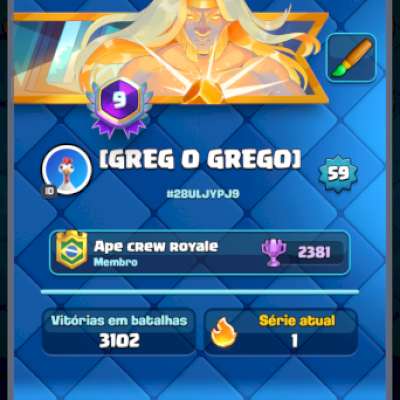 CONTA 10000+ TROFÉUS CHEIA DE RECURSOS + CONTA CLASH OF CLANS DE BRINDE CV11