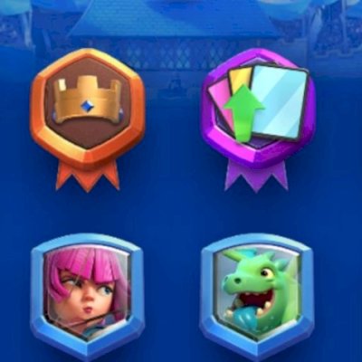 Conta clash Royale muito antiga, Emblema de 7 Anos (conta de brawl extra) 