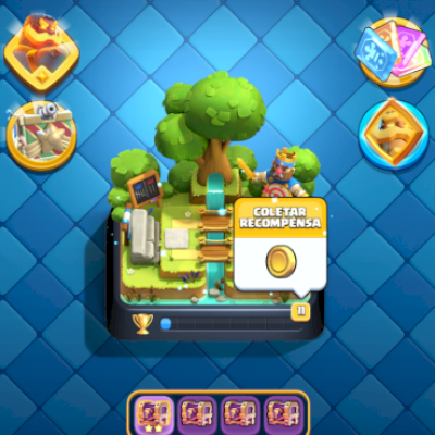 Conta Clash Royale Arena 20 - Nível 13 - 7500 Troféus 🏆 
