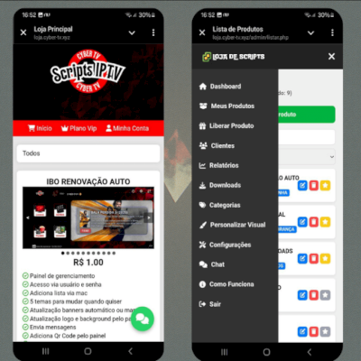 loja para vender produtos digitais com entrega via download