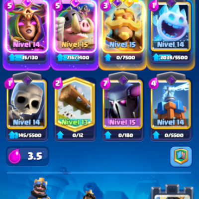 Conta Clash Royale 10k de troféu é muita evo 