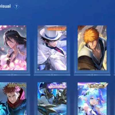 Conta com skins Flawless, gacha e collab, no Elo lenda.