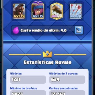 Conta de Clash Royale no preço 