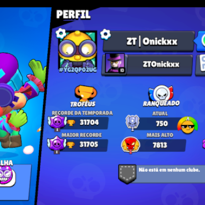 Conta completa para iniciar Brawl stars