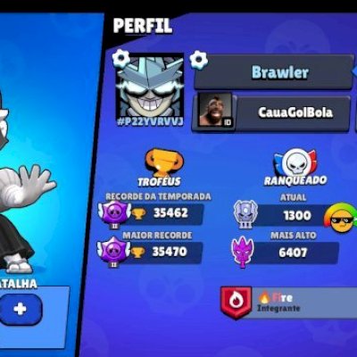 Conta de braw stars com mais de 35k no precinho!!!