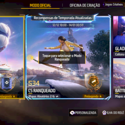 Conta FF platinaI level 9