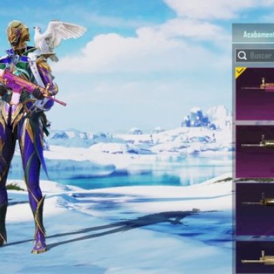 Pubg com M4 glacial 