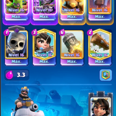 deck completo nível 16 / 10500 trófeus