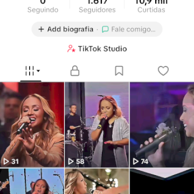 Conta do tik tok