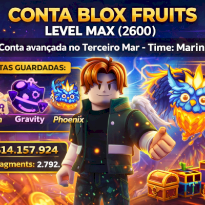 Vendo conta level Max com god human e 2 míticas no inventário 