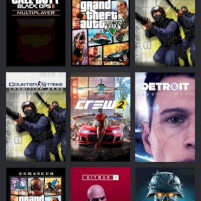 Conta steam com mais de 1000$ em jogos 