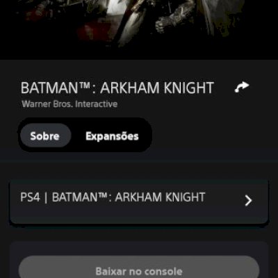 Vendo conta da PSN