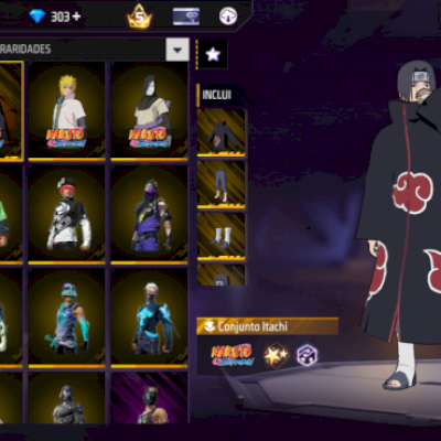 Vendo minha conta nível 59 com muita skins e armas tops 