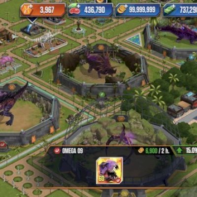 Vendo conta level 99 JURASSIC WORLD THE GAME 