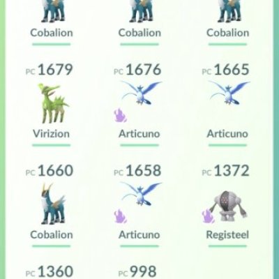 Conta pokémon go quase todos lendários shyni