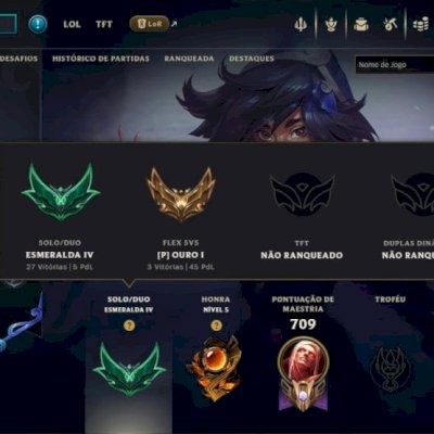 FA- Esmeralda - nivel 569 - 266 skins - 2 ultimates, 2 miticas, muitas lendarias
