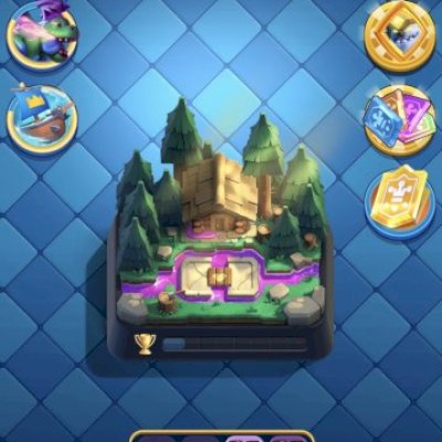 🔥Rei 52, 🏆10.000 troféus, conta antiga, emblema 8 anos, 💌a120/121 cartas... 
