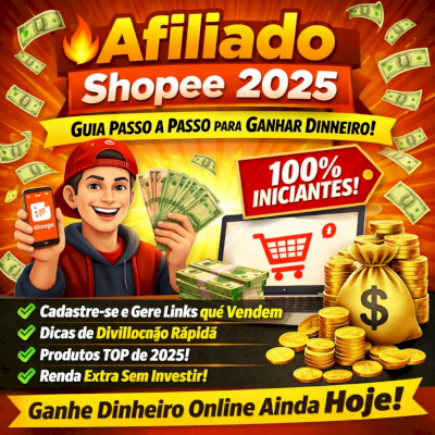 🔥 Afiliado Shopee 2025 – Guia Passo a Passo para Ganhar Dinheiro (INICIANTES)