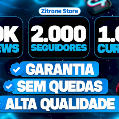 [MELHOR PREÇO DO SITE] TIKTOK - SEGUIDORES, CURTIDAS E VIEWS