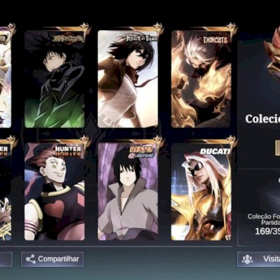 Conta mobile legends colecionador mundial