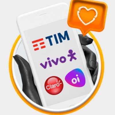 RECARGAS R$15-100 VIA GIFT CARD TIM