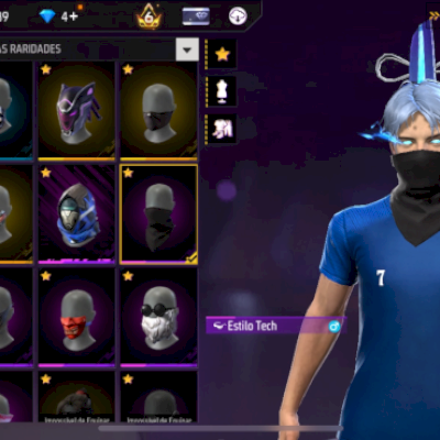 CONTA FREE FIRE LVL 78 SUPER RARA COM FITINHA PRIME 6 E MUITO MAIS, UMP ATT