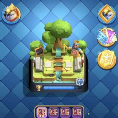 CONTA CLASH ROYALE 8 ANOS, NÍVEL DO REI 40, 7871 TROFÉUS, 5 CARTAS DE EVOLUÇÃO.
