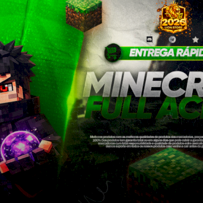 [10%OFF] Conta Minecraft Original Full Acesso