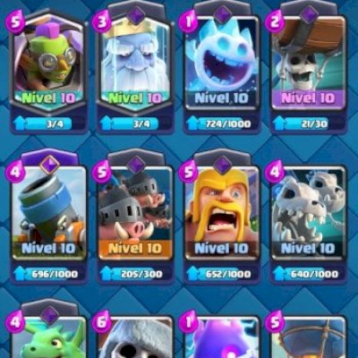 CONTA DE CLASH ARENA 18 