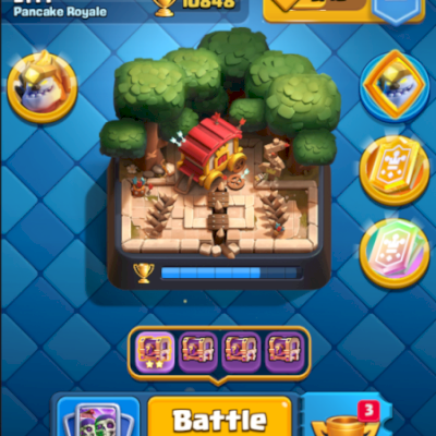 Clash Royale. Level 64 - 10850 trofeus - 20 evos - 3 nv16 - 15 nv 15