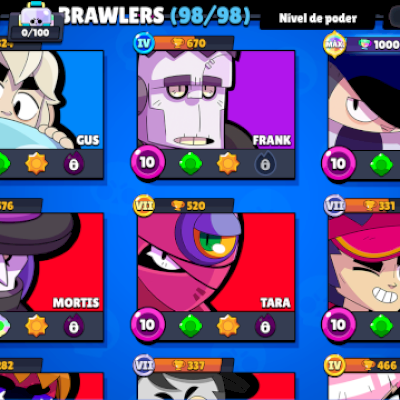 VENDO CONTA BRAWL STARS COM TUDO LIBERADO + 40K TROFÉUS+ FAMA GLOBAL 1