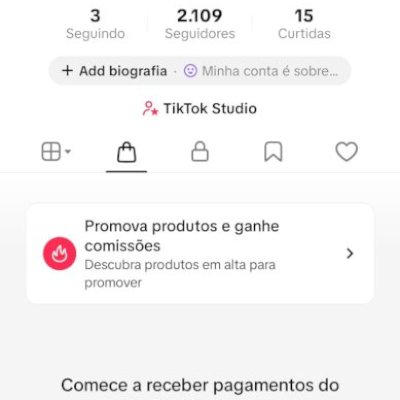 Conta TikTok Shop liberado