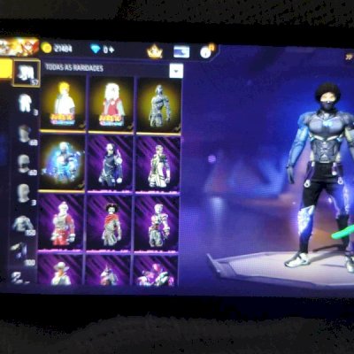 Conta de free fire, parei de jogar 
